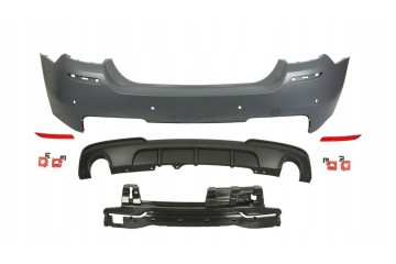 Rear bumper BMW 5 F10 F11 12 09 02 17 sedan with M Performance spoilers