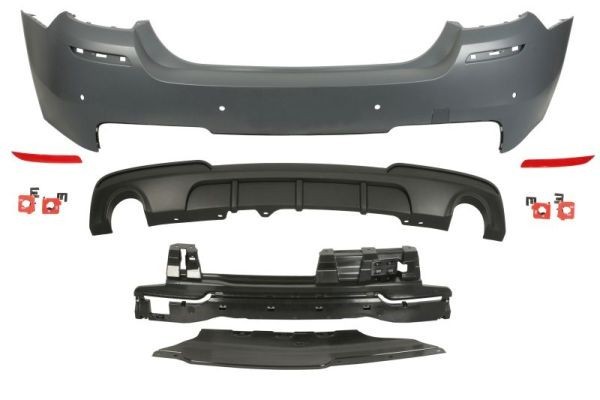 Rear bumper BMW 5 F10 F11 12 09 02 17 sedan with M Performance spoilers Part manufacturer Blic