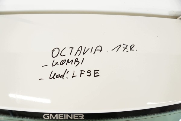 TAILGATE COMPLETE ORYG EU CODE LF9E SKODA OCTAVIA III 5E STATION WAGON 17R Installation side rear