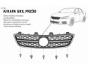 Radiator grill front VW VOLKSWAGEN Touareg 2007 CHROME Part manufacturer Polcar