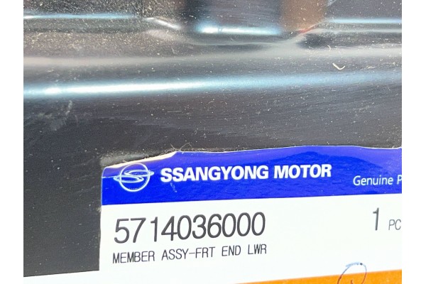 LOWER REINFORCEMENT OF THE FRONT BELT SSANGYONG REXTON 18 5714036000 Car type passenger cars