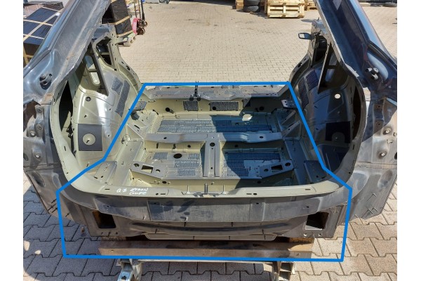 Audi Q8 E TRON SportBack 4KE belt rear floor bath trunk bay rear