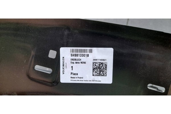 BELT REAR WALL VOLKSWAGEN GOLF VIII 5H9 5H9813301B Car type passenger cars
