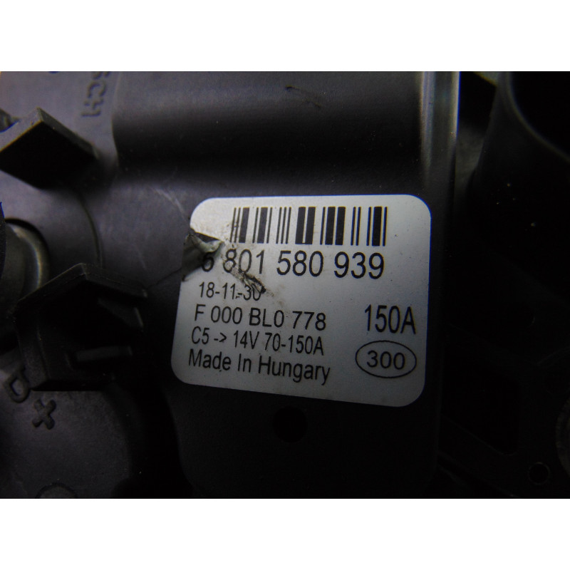 5801580938 ALTERNADOR IVECO DAILY FURGÓN Caja cerrada 45C... batalla 3000 2019 5801580938 200391 IVECO - 5
