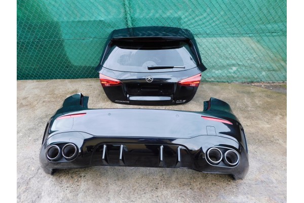 Rear bumper set colour 191 Mercedes A45 S AMG W177 polift BDB Packaging status no packaging