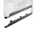 Side thresholds mounted to the Go Rhino frame
