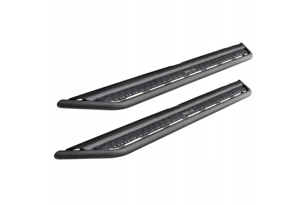 Side thresholds mounted to the frame Go Rhino Dominator D6 Double Cab