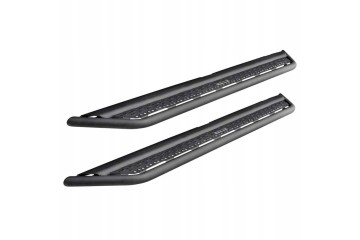 Side thresholds mounted to the frame Go Rhino Dominator D6 Double Cab