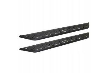 Side thresholds mounted to the frame Go Rhino Dominator D6 Double Cab Packaging status original