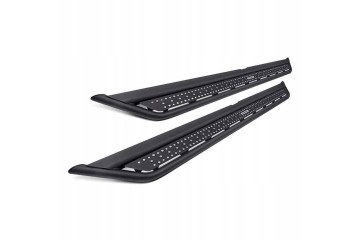 Side thresholds mounted to the frame Go Rhino Dominator D6 Double Cab Part manufacturer GO RHINO