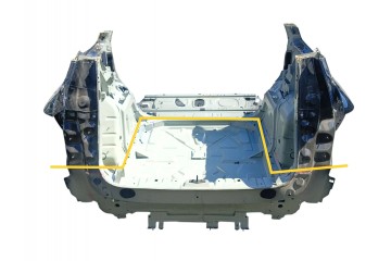 REAR BELT BATH PEUGEOT 5008 III 2024 PAINT CODE KTVD