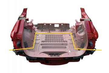 REAR BELT BATH FORD EXPLORER EV 2024 PAINT CODE AS