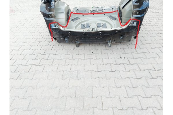 VW TIGUAN III Belt rear belt rear wall bath trunk floor 25r Catalog number of the part TIGUAN III PAS TYLNY LC9X