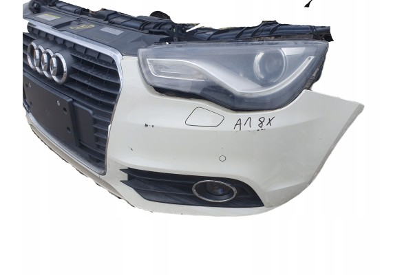 AUDI A1 8X FRONT BELT BUMPER FRONT COMPLETE LAMP Catalog number of the part AUDI A1 8X PAS PRZEDNI ZDERZAK PRZOD KOMPLETNY LAMPY