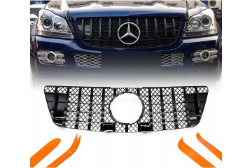 DUMMY GRILL MERCEDES DB ML W164 09 12 BLACK GLOSS GTR STYLE