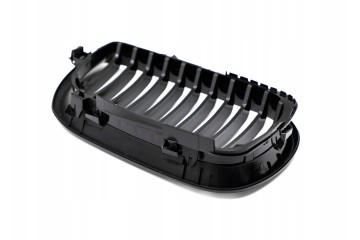 DUMMY GRILL KIDNEY BMW 3 E46 03 07 BLACK GLOSS 1 RIB Quality of parts according to GVO P replacement with original quality
