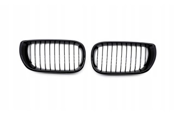DUMMY GRILL KIDNEY BMW 3 E46 03 07 BLACK GLOSS 1 RIB Color black
