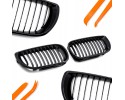 Rejilla Falsa Riñón BMW Serie 3 E46 03-07 Negro Brillante 1 Costilla