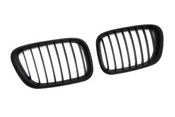 DUMMY GRILL FOR BMW X5 E53 1999 2003 BLACK MAT 1 RIB Part manufacturer TOPGER