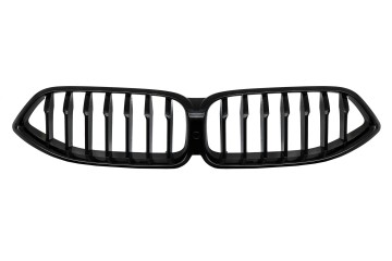 DUMMY GRILL KIDNEY BMW 8 G15 18 22 BLACK GLOSS 1 RIB Packaging status original