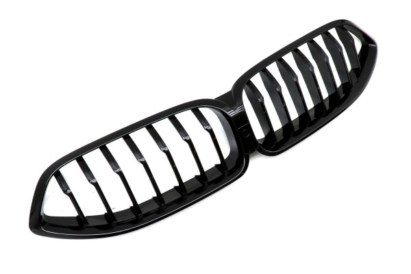 DUMMY GRILL KIDNEY BMW 8 G15 18 22 BLACK GLOSS 1 RIB Part manufacturer TOPGER
