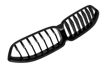 DUMMY GRILL KIDNEY BMW 8 G15 18 22 BLACK GLOSS 1 RIB Part manufacturer TOPGER