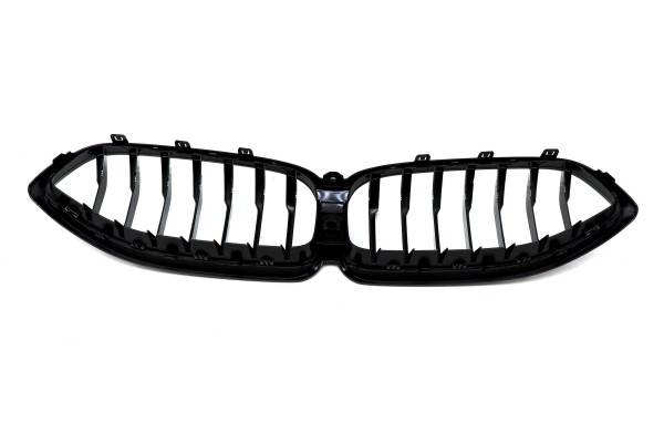 DUMMY GRILL KIDNEY BMW 8 G15 18 22 BLACK GLOSS 1 RIB Catalog number of the part KRG BM 520