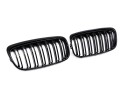 DUMMY GRILL KIDNEY BMW 2 F45 14 17 BLACK GLOSS M PACKAGE 2 RIBS Part manufacturer TOPGER