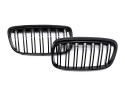DUMMY GRILL KIDNEY BMW 2 F45 14 17 BLACK GLOSS M PACKAGE 2 RIBS Catalog number of the part KRG BM 141