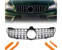 DUMMY GRILL MERCEDES CLS W219 C219 SILVER GT R STYLE 2005 2007
