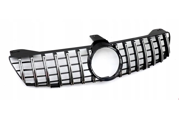 DUMMY GRILL MERCEDES CLS W219 C219 SILVER GT R STYLE 2005 2007 Part manufacturer TOPGER