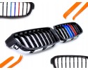 DUMMY GRILL KIDNEY BMW 3 F30 F31 12 19 BLACK GLOSS COLOR M PACKAGE 2 RIBS Packaging status original