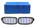 DUMMY GRILL KIDNEY BMW 3 F30 F31 12 19 BLACK GLOSS COLOR M PACKAGE 2 RIBS Part manufacturer TOPGER