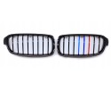 DUMMY GRILL KIDNEY BMW 3 F30 F31 12 19 BLACK GLOSS COLOR M PACKAGE 2 RIBS Catalog number of the part KRG BMW 199 X