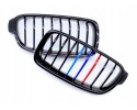 DUMMY GRILL KIDNEY BMW 3 F30 F31 12 19 BLACK GLOSS COLOR M PACKAGE 2 RIBS Car type passenger cars