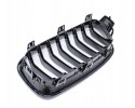 DUMMY GRILL KIDNEY BMW 3 F30 F31 12 19 BLACK GLOSS COLOR M PACKAGE 2 RIBS Installation side front