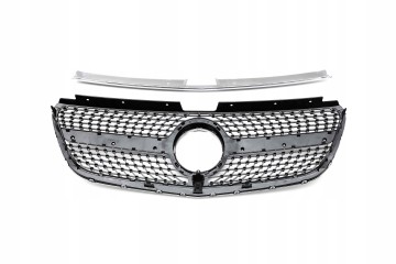 DUMMY GRILL MERCEDES DB VITO W447 16 19 SILVER DIAMOND Catalog number of the part KRG ME 235 X