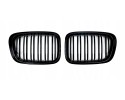 DUMMY GRILL KIDNEY BMW 3 E46 BLACK GLOSS 2 RIBS 1997 2001 Part manufacturer TOPGER
