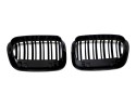 DUMMY GRILL KIDNEY BMW 3 E46 BLACK GLOSS 2 RIBS 1997 2001 Quality of parts according to GVO P replacement with original quality