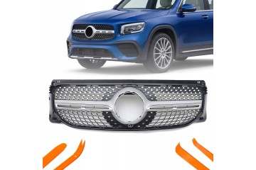 DUMMY GRILL MERCEDES DB GLB X247 2020 SILVER DIAMOND