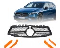 DUMMY GRILL MERCEDES DB C W177 2019 2023 BLACK GLOSS DIAMOND