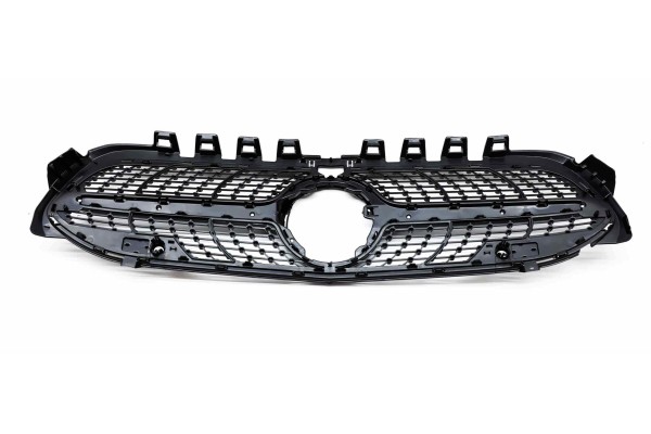 DUMMY GRILL MERCEDES DB C W177 2019 2023 BLACK GLOSS DIAMOND Catalog number of the part KRG ME 111 X