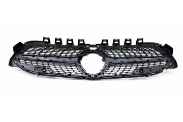 DUMMY GRILL MERCEDES DB C W177 2019 2023 BLACK GLOSS DIAMOND Catalog number of the part KRG ME 111 X
