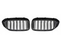 DUMMY GRILL KIDNEY BMW 5 G30 G31 CARBON COLOR 2 RIBS 2018 2020 Catalog number of the part KRG BMW 293 X