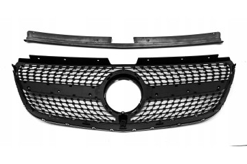 DUMMY GRILL MERCEDES DB VITO W447 16 19 BLACK GLOSS DIAMOND Catalog number of the part KRG ME 236 XX