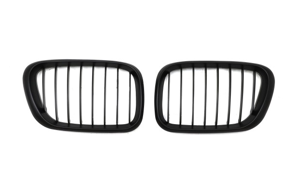 DUMMY GRILL FOR BMW X5 E53 1999 2003 BLACK MAT 1 RIB Packaging status original