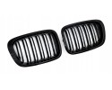 DUMMY GRILL KIDNEY BMW 3 E46 BLACK GLOSS 2 RIBS 1997 2001 Part manufacturer TOPGER