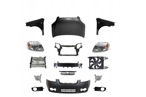 AVEO FRONT FENDER MASK BUMPER LAMP BELT