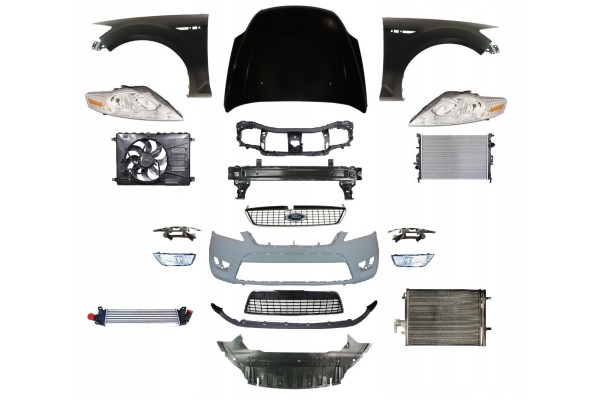 07 10 FRONT MASK BUMPER BELT FENDER LAMP