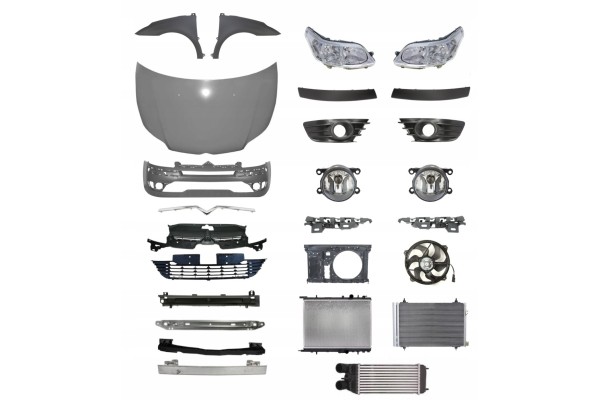 Citroen C4 04 08 Bumper Belt Mask Mudguard
